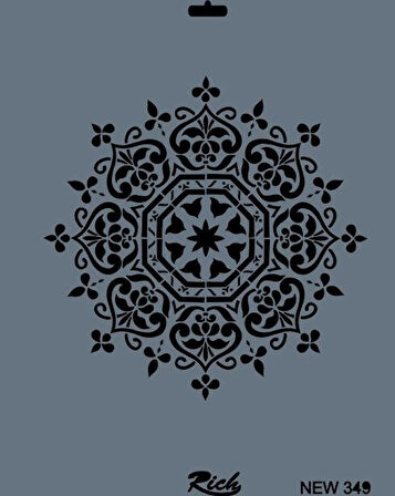 Supertrend Stencil Boyama Şablonu 25x35 cm. NEW-349