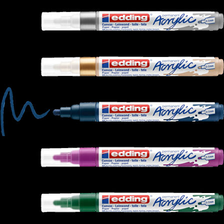 Supertrend 5100 Akrilik Boyama Markörü Seti 2-3 mm 5 RENK SET FESTIVE