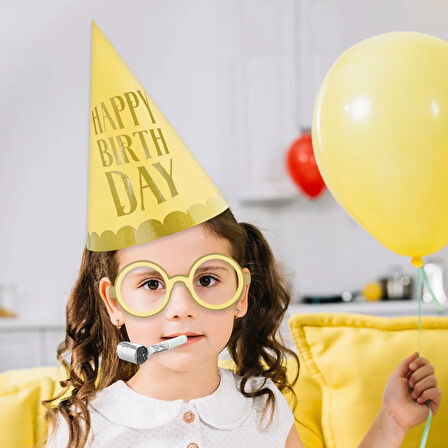 Makaron Renkler Happy Birthday Kotyon Set