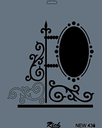 Supertrend Stencil Boyama Şablonu 25x35 cm. NEW-436