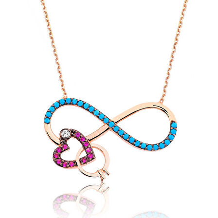 Supertrend Gümüş Sonsuz Aşk Kadın Kolye