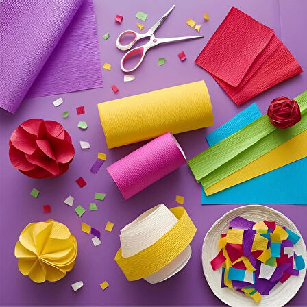 Karışık Krapon Kağıdı 50x200