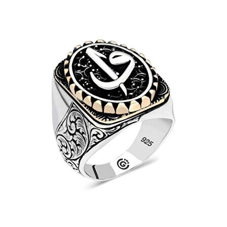 Supertrend Gümüş Elif Vav Oval Erkek Yüzük