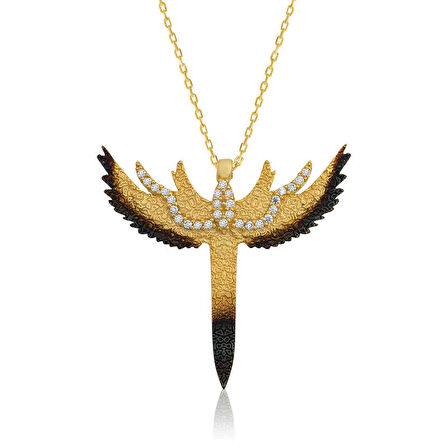 Supertrend Gümüş Kılıç Kadın Kolye