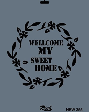 Supertrend Stencil Boyama Şablonu 25x35 cm. NEW-355