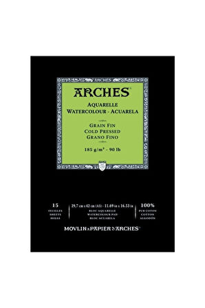 Supertrend Sulu Boya Defteri Blok Soğuk Baskı - Orta Doku 185 gr. 29x42 cm. 15 Yaprak
