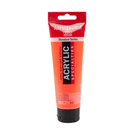 Supertrend Amsterdam Akrilik Boya 120 ml. 257 Reflex Orange (Fosforlu)