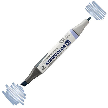 Supertrend Kurecolor Twin S Grafik Çizim Marker Kalemi 823 Dawn Gray