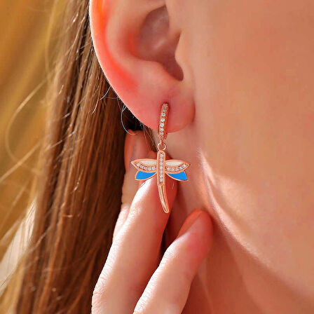 Supertrend ​gümüş Rose Sallantılı Yusufcuk Kadın Küpe