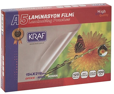 Supertrend Laminasyon Filmi Parlak A5 125 Micron 100'lü