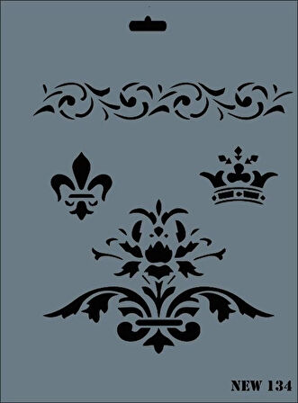 Supertrend Stencil Boyama Şablonu 25x35 cm. NEW-134