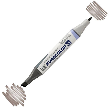 Supertrend Kurecolor Twin S Grafik Çizim Marker Kalemi W.09 Warm Gray 9