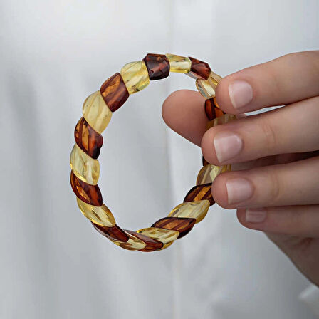 Supertrend Yetişkin Damla Kehribar Bileklik