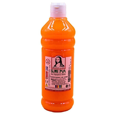 Supertrend Mona Lisa Slime Jeli 500 ml. FOSFORLU TURUNCU