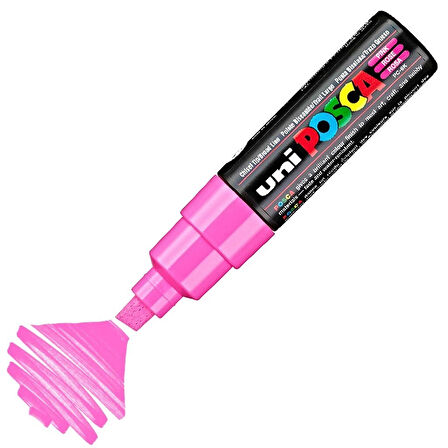 Supertrend Posca PC-8K Boyama Markörü 8 mm Kesik Uç PEMBE