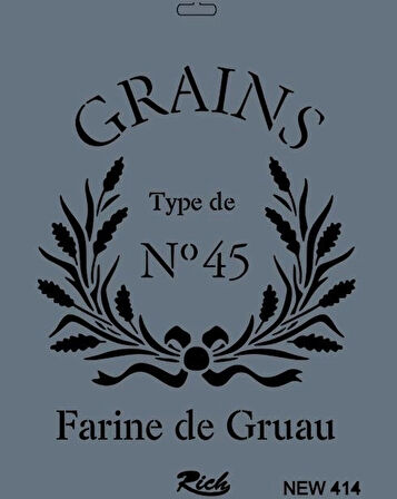 Supertrend Stencil Boyama Şablonu 25x35 cm. NEW-414