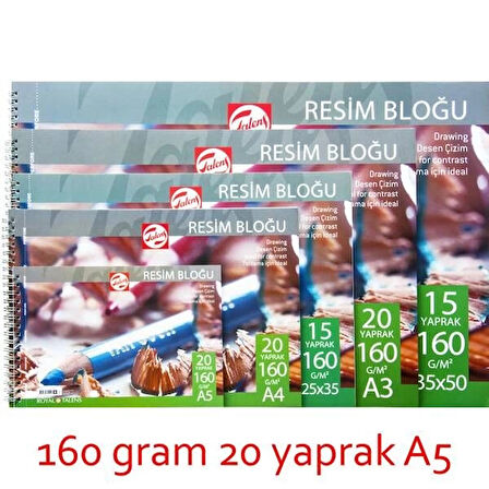 Supertrend Eskiz Çizim Defteri 160 gr. A5 20 yp.