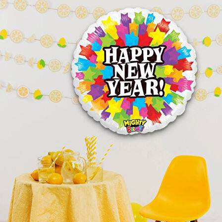 Mighty Starbust New Year Supertrend Folyo Balon 21"