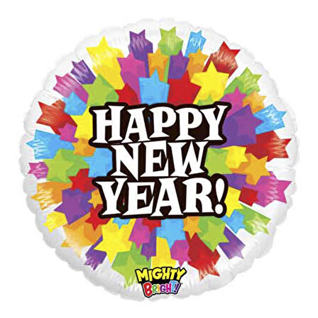 Mighty Starbust New Year Supertrend Folyo Balon 21"