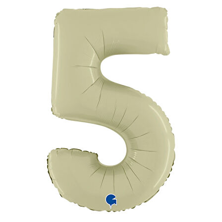 5 Rakam Supertrend Satin Olive Green Folyo Balon 26"