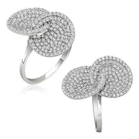 Supertrend Gümüş Zirkon Taşlı Kadın Yüzük