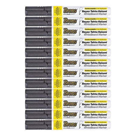 Supertrend Doldurulabilir Tahta Kalemi Siyah 12'li Kutu