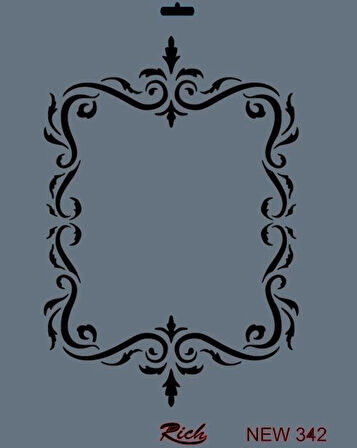 Supertrend Stencil Boyama Şablonu 25x35 cm. NEW-342