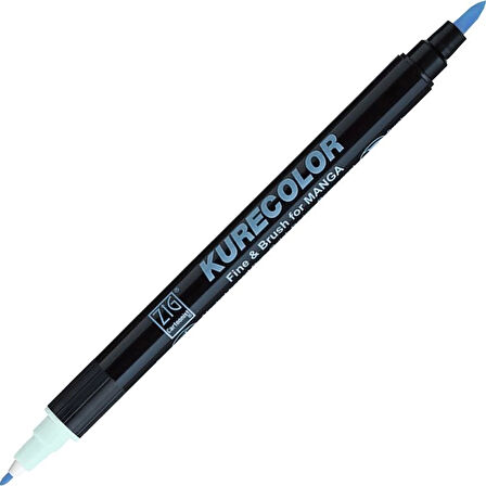 Supertrend Kurecolor Fine & Brush for MANGA Marker Çizim Kalemi 340 Haze Blue