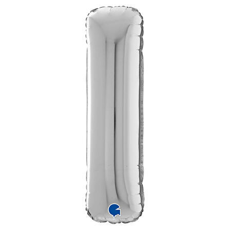 I Harf Supertrend Gümüş Folyo Balon 26"