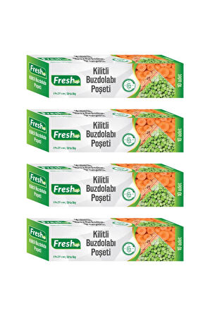 Supertrend Kilitli Buzdolabı Poşeti Seti 19x25cm 40 adet