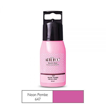 Supertrend Neon Boyutlu Boya 60 ml. 647 NEON PEMBE