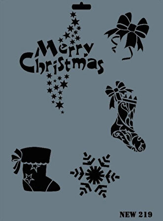 Supertrend Stencil Boyama Şablonu 25x35 cm. NEW-219