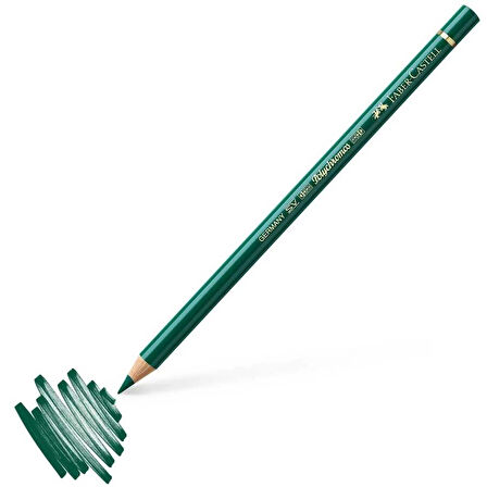 Supertrend Polychromos Artist Kuru Boya Kalemi 159 Hooker's Green (Hooker Yeşili)