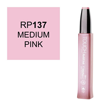 Touch Twin Marker Refill Alcohol Ink Alkol Bazlı Mürekkep 20 ml. RP137 MEDIUM PINK
