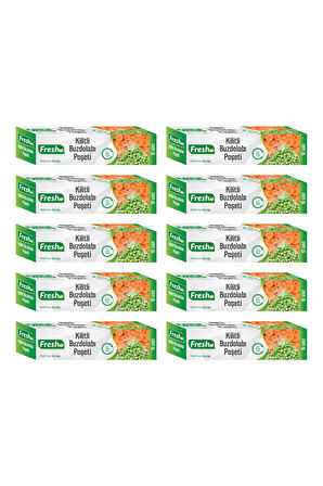 Supertrend 19x25cm Ekonomik Kilitli Buzdolabı Poşeti 100 Adet