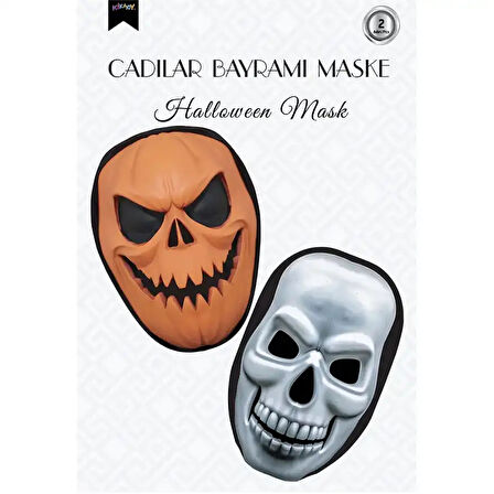 Halloween Maske Seti 2'li -No:1