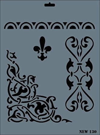 Supertrend Stencil Boyama Şablonu 25x35 cm. NEW-130