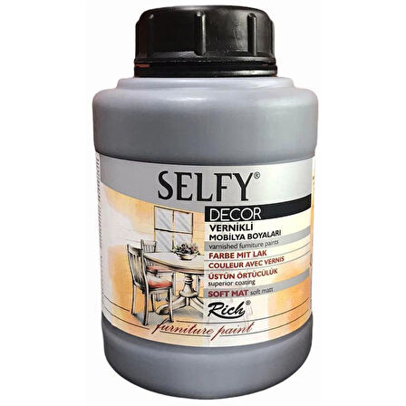 Supertrend Selfy Decor Vernikli Boya 1250 cc 12870 ROYAL GRİ