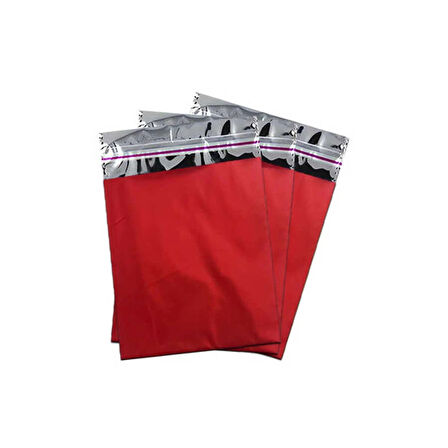 Kırmızı Lüks Metalize Poşet 11x12