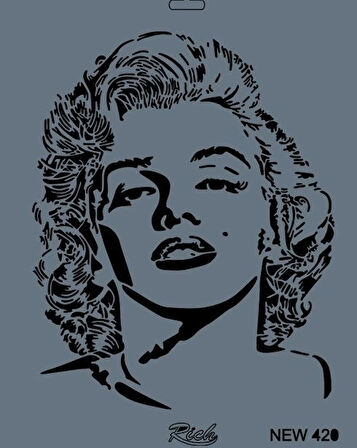 Supertrend Stencil Boyama Şablonu 25x35 cm. NEW-420