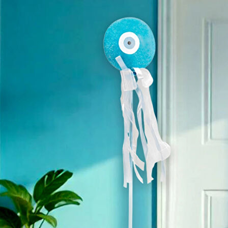 Nazar Boncuklu Strafor Çubuk Süs