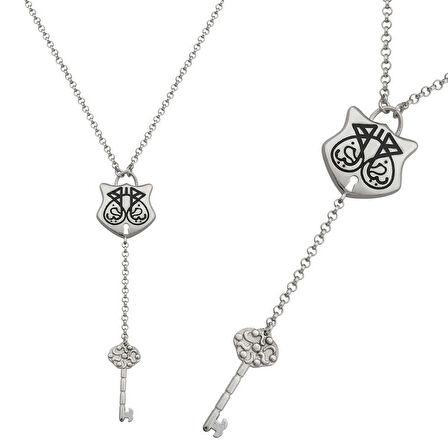 Supertrend Gümüş Ya Fettah Yazılı Kadın Kolye