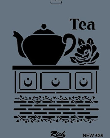 Supertrend Stencil Boyama Şablonu 25x35 cm. NEW-434