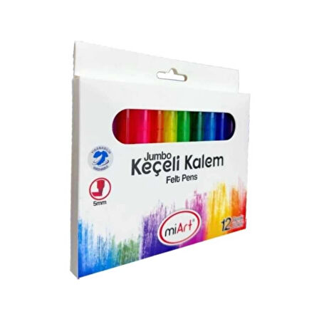 Supertrend Jumbo Keçeli Kalem 12 Renk