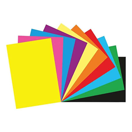 Supertrend Fon Kartonu 25x35 cm. 10 Renk Karışık