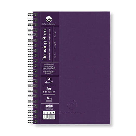 Supertrend Drawing Pad Sert Kapak Eskiz Çizim Defteri 120 gr. A4 54 yaprak MOR