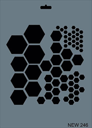 Supertrend Stencil Boyama Şablonu 25x35 cm. NEW-246