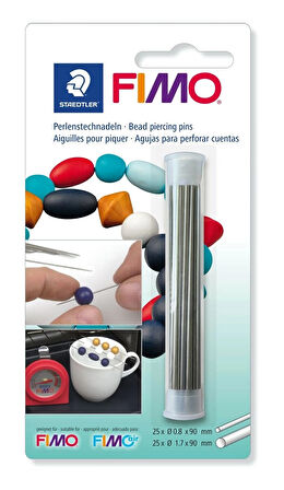 Supertrend Fimo Bead-Piercing Needles Boncuk Delme İğneleri 50'li Blister