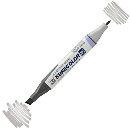 Supertrend Kurecolor Twin S Grafik Çizim Marker Kalemi 847 Slate Gray