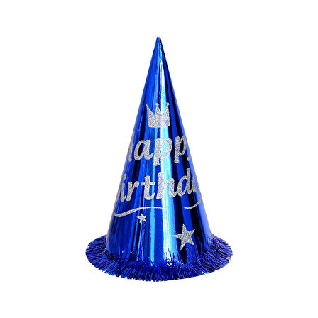Simli Happy Birthday Şapka